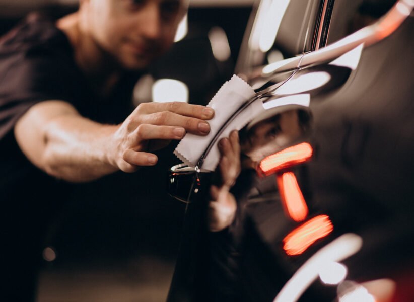 Car wash detailing station